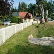HW-Schutzmauer nach Fertigstellung / Foto: IB PHD