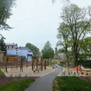neu gestalteter Spielplatz am Stadtpark und angrenzende Altstadt
Foto: IB PHD
